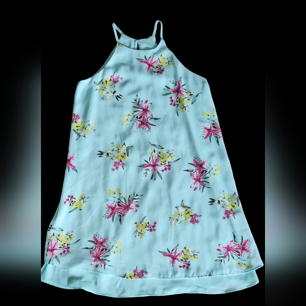 Pink Rose Jrs. Size Small Floral dress